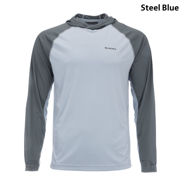 Simms Bugstopper Solarflex Hoody Steel Blue Simms Bugstopper Solarflex Hoody Steel Blue